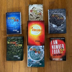 I Am Number Four Books 1-6 by Pittacus Lore